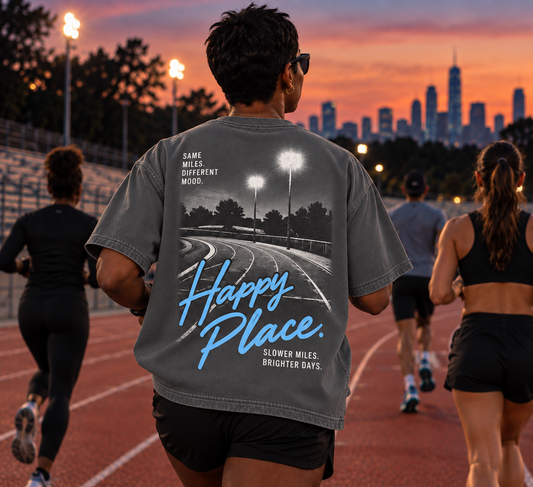 Happy Place Slower Miles Brighter Days Tee