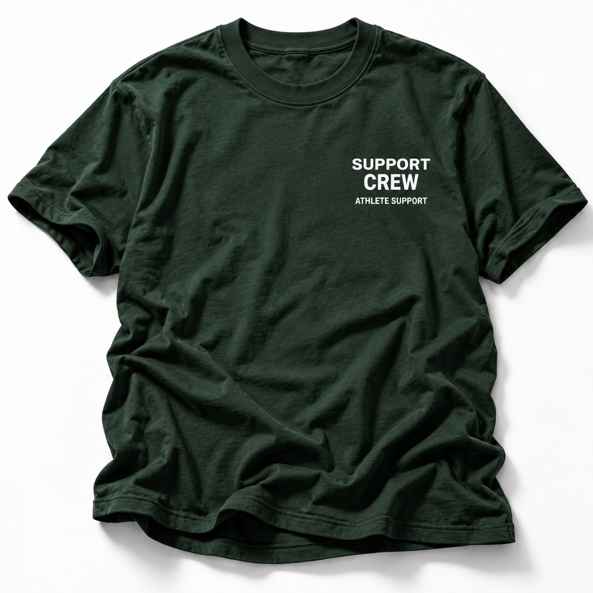 Certified Hype Crew Support Tee front support crew graphic studio view