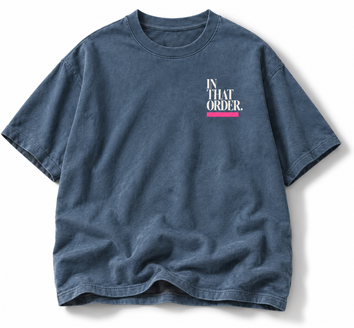 I'm Just Here for the Medal tee front In That Order graphic studio view