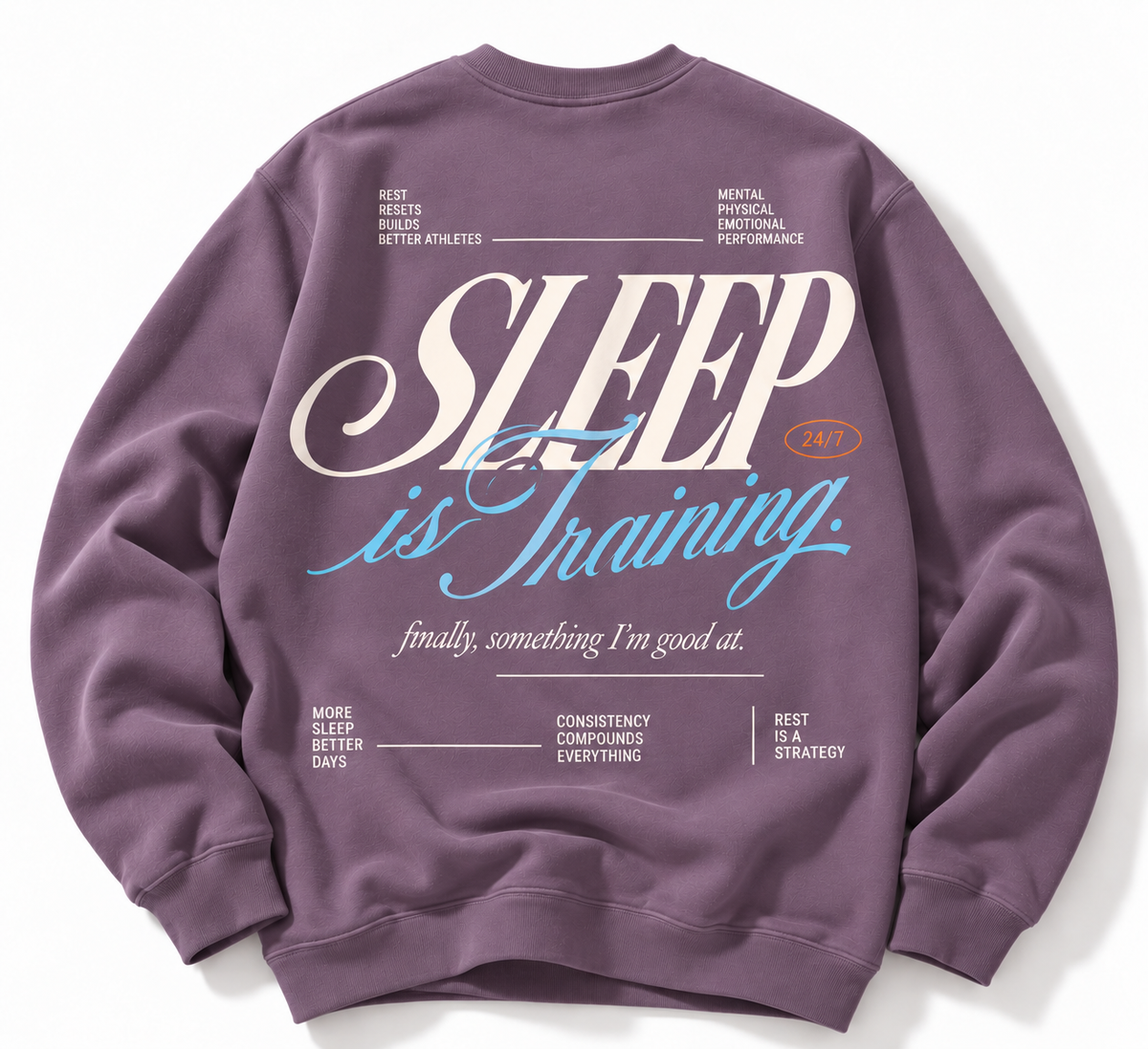 Sleep Is Training Crewneck