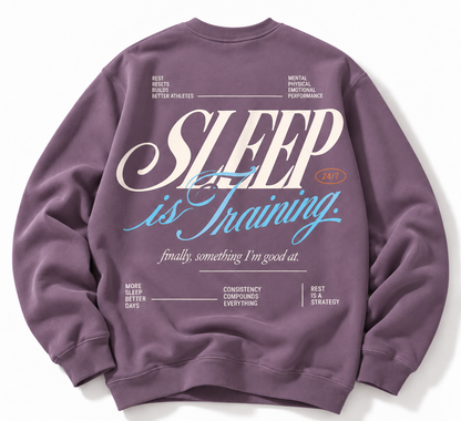 Sleep Is Training Crewneck